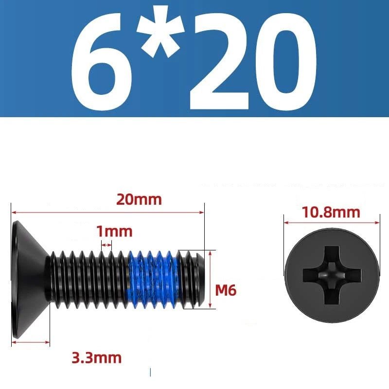 M1.2–M6 Phillips Flat Head Machine Screws | Carbon Steel | Black & Nickel Plated - HomeDIYer
