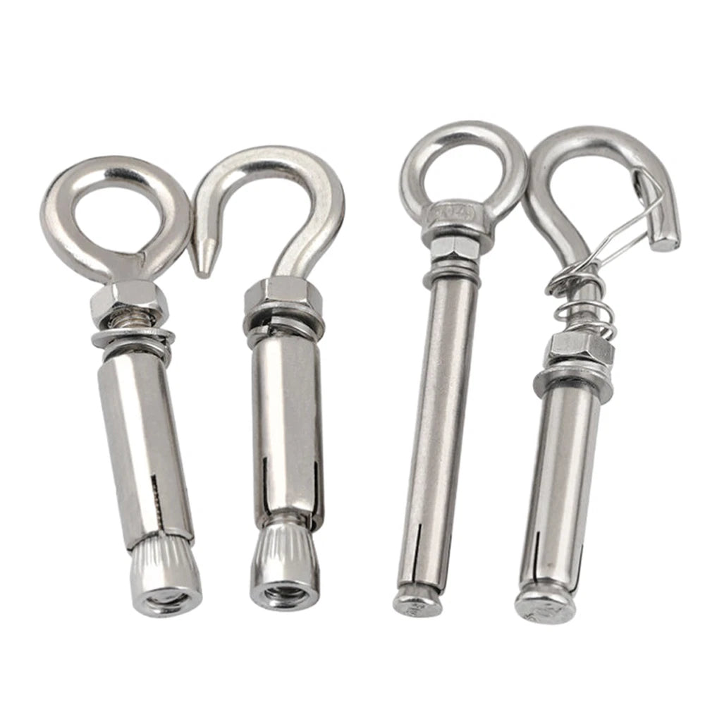 Concrete Eye Bolt Expansion Anchors — M6 M8 M10 M12 Hook Bolts for Concrete Walls