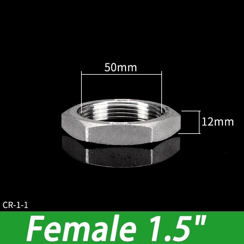 Stainless Steel 304 BSP Female Thread Pipe Fittings — 1/4" to 2"