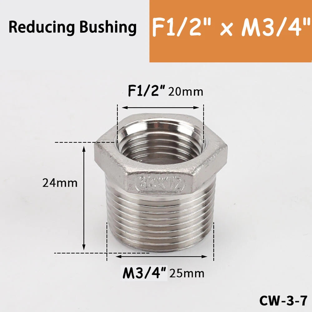 Pneumatic Push to Connect Fittings — Elbow, Tee, Straight & More | Stainless Steel Air Line