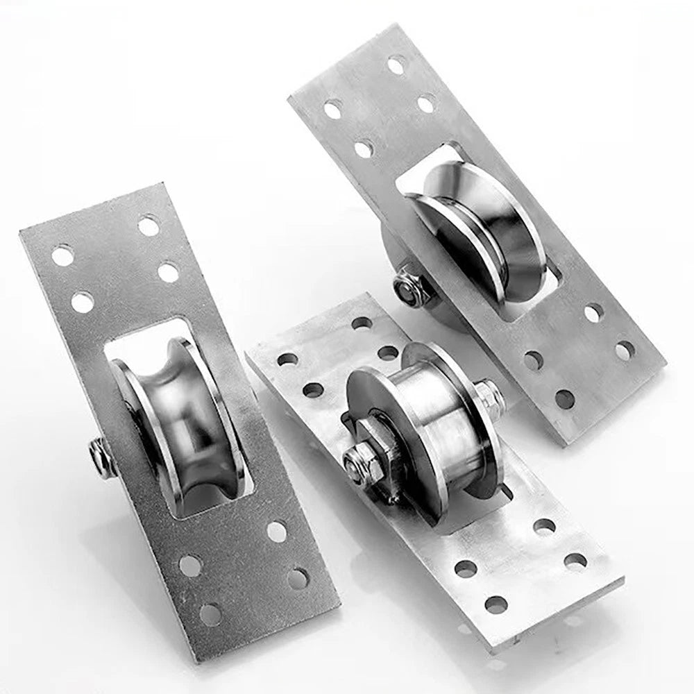 Stainless Steel Pulley UVH Groove Sliding Door Roller Runner Wheel Track Pulley