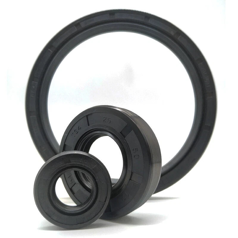Rotary Shaft Oil Seal TC/FB NBR Nitrile | 8mm-65mm ID | 1-3 Pcs