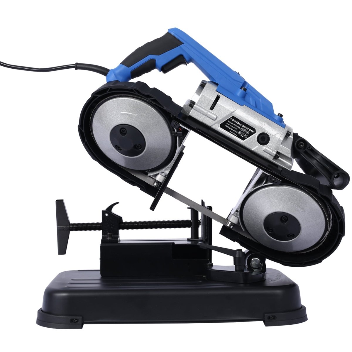 High - Performance Portable Band Saw with Removable Stainless Steel Base, 45° - 90° Cutting, 10A 1100W Motor, 5 - inch Depth Cut, - HomeDIYer