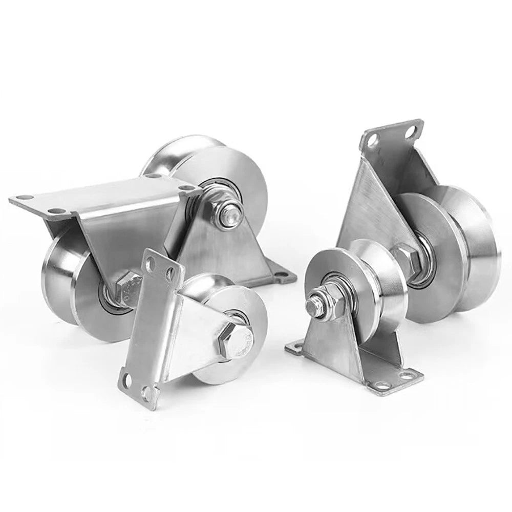 48 58 68 Pulley U V H Groove Shape Roller Wheels Idler Pulley Wheel Crane Roller