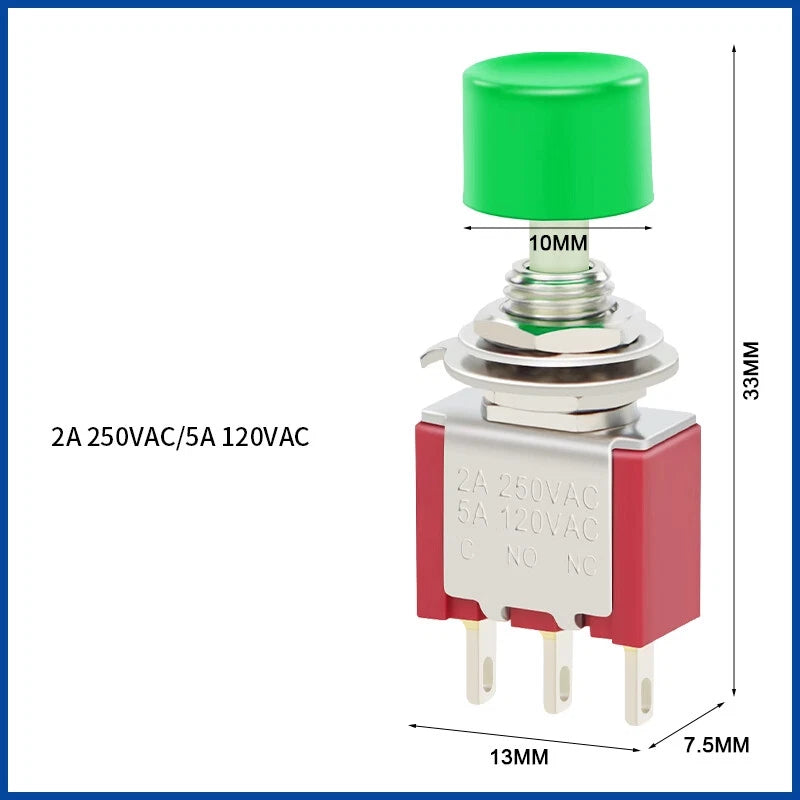 Toggle Switch 3/6 Pin, 2/3 Position, 120/250VAC — Car, Boat & Marine Panel
