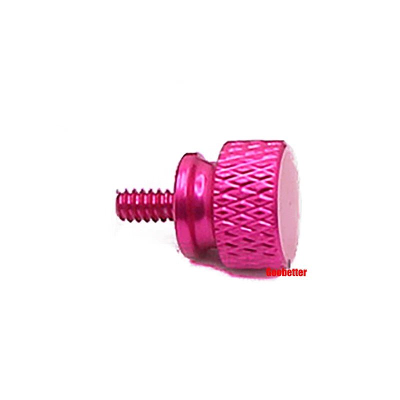 632×6 Color Knurled Thumb Screws – Aluminum Hand Grip Knob Bolts for PC Computer Case (12 Colors) - HomeDIYer
