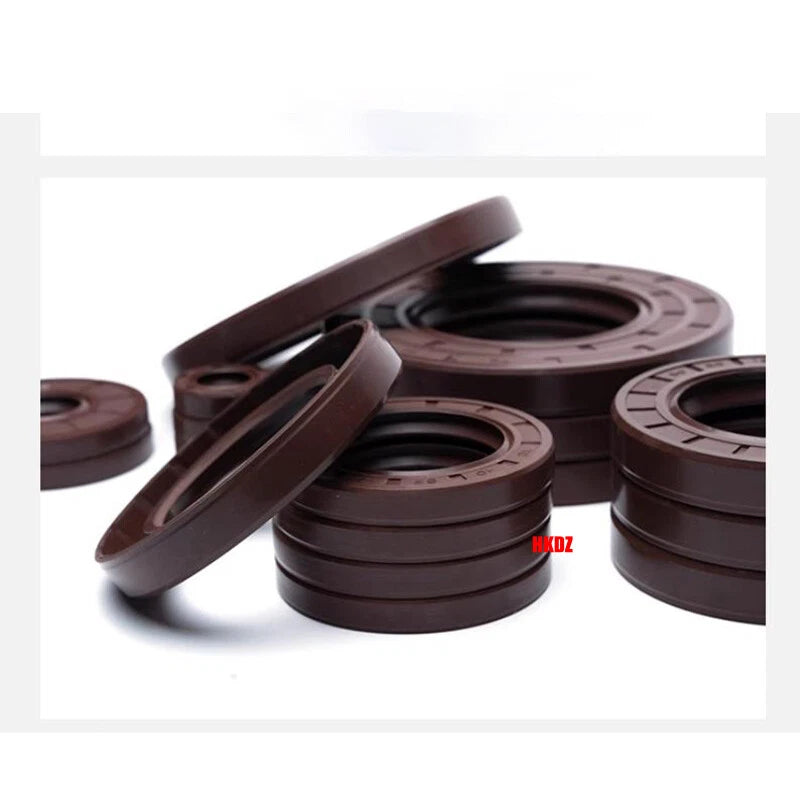 FKM Rubber TC Oil Seal Double Lip Rotary Shaft Seal ID 18–480mm