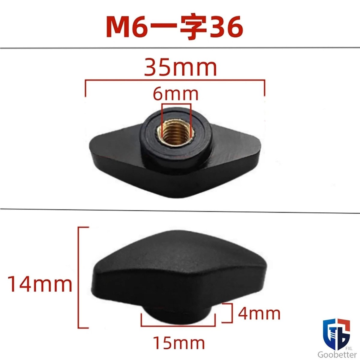 Wing Knob Thumb Screws & Clamping Nuts — M5 M6 M8 M10, D36 / D55 Flange - HomeDIYer