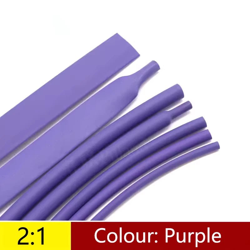 Heat Shrink Tubing 2:1 — Electrical Wire Sleeving, 5 Colors, Ø 1mm–50mm - HomeDIYer
