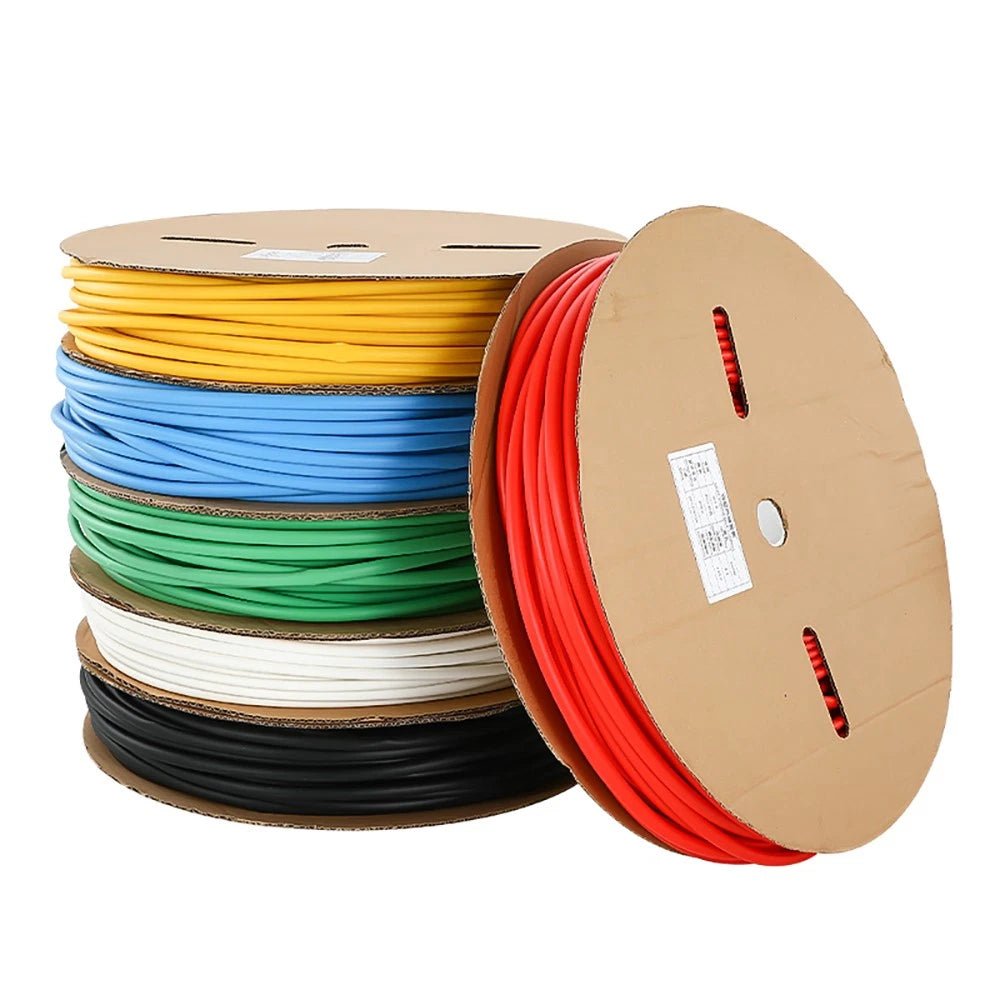 Heat Shrink Tubing 2:1 Ratio — 1 to 210mm Diameter, 7 Colors, Cut - to - Length - HomeDIYer