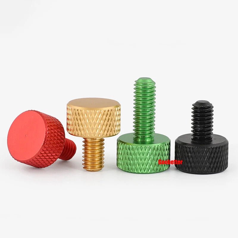 M3 x 20mm Aluminum Knurled Thumb Screws Colorful Hand Grip Knob Bolts - HomeDIYer