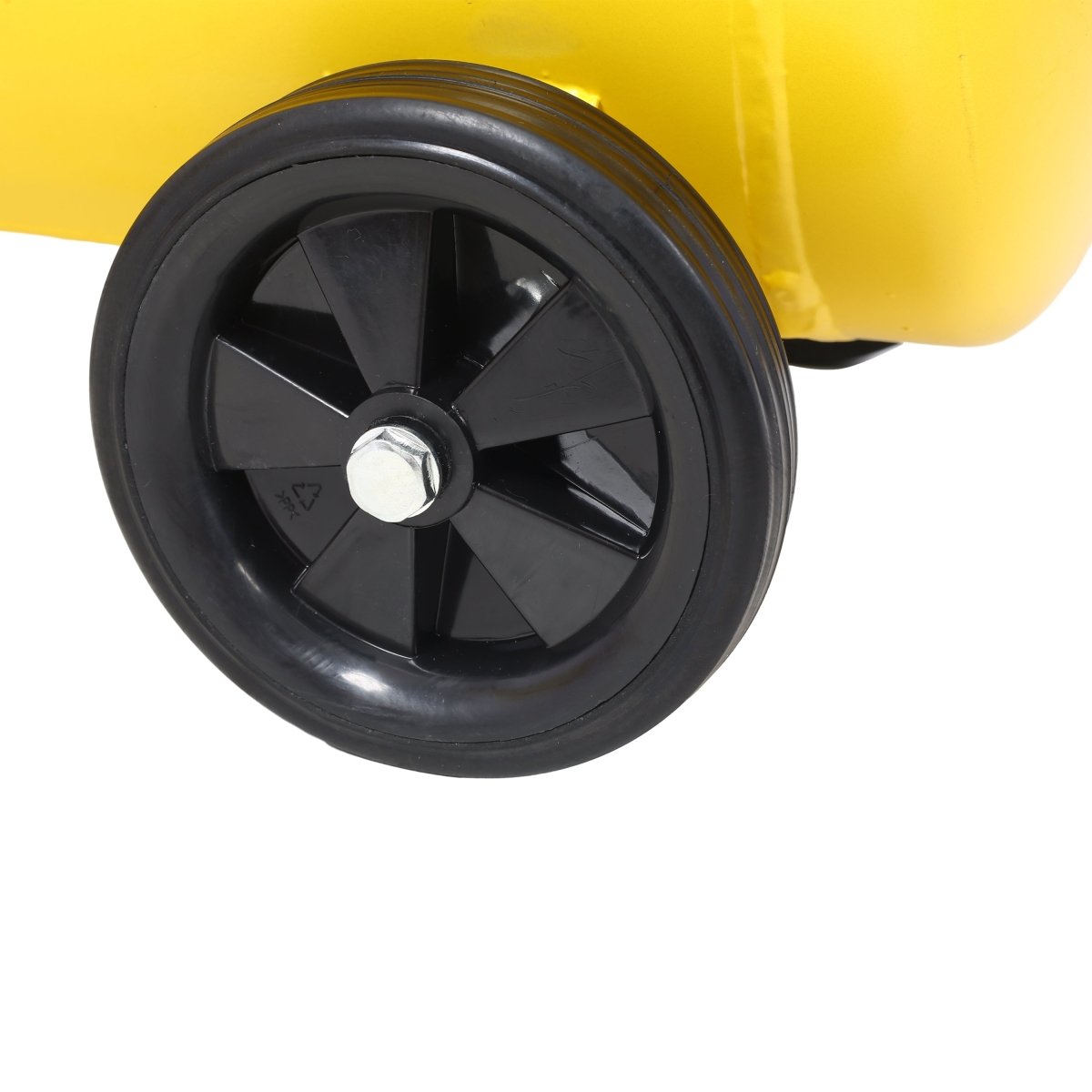2.5 HP Silent Air Compressor 13 Gallon, Oil - Free, Electric Shop Air Compressor Portable,Lightweight with Wheels, 70 dBA Noise Level, with Automatic Drain Valve,Yellow - HomeDIYer