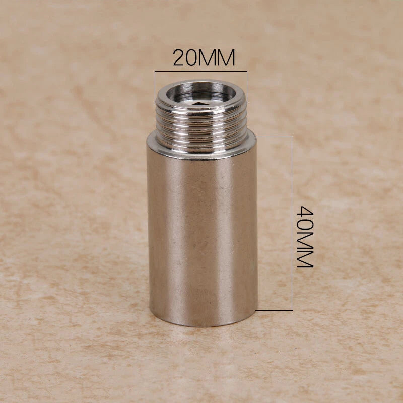 201 Stainless Steel BSP Extension Connector Pipe Fitting – Male to Female Adapter
