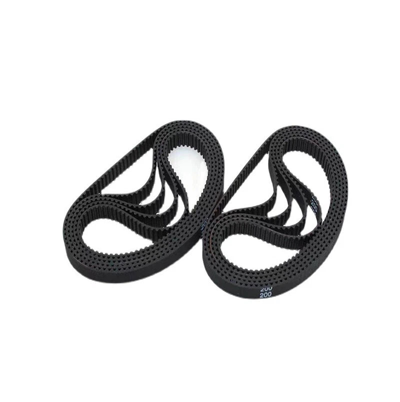 2GT Closed Loop Timing Belt 6mm Wide — GT2 Synchronous Drive Belt for 3D Printer & CNC, Perimeter 200–294mm