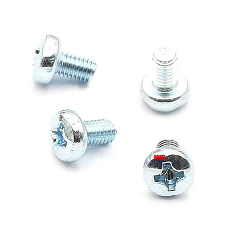 M3 Phillips Umbrella Round Head Machine Screws – Carbon Steel / 304 Stainless, 4–10mm, Multi Finishes