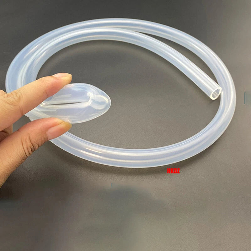 Clear Silicone Tubing Food Grade – Flexible Rubber Hose for Water Pump & DIY Plumbing (OD 10–44mm)