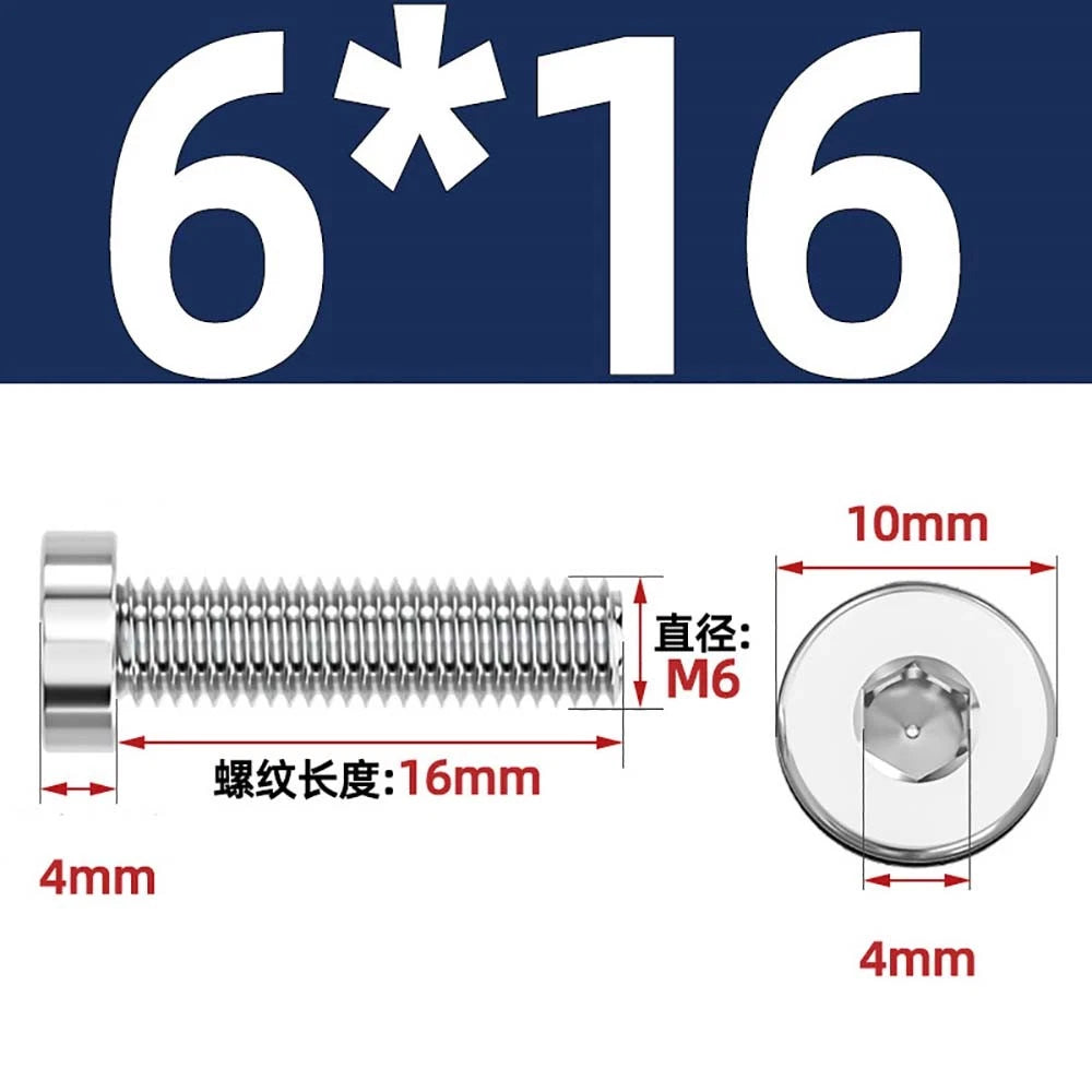 M1.4–M12 Low Head Socket Cap Screws – A2 Stainless Steel, Space‑Saving Design for Tight Clearances