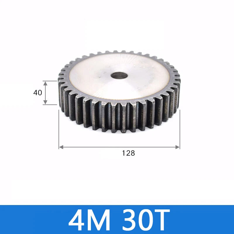 Spur Gears Pinion Gear 1.5/2.5/3/4/5 Mod Transmission Gears 45# Steel Flat Gears