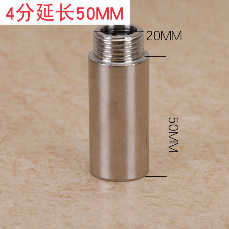 201 Stainless Steel BSP Extension Connector Pipe Fitting – Male to Female Adapter