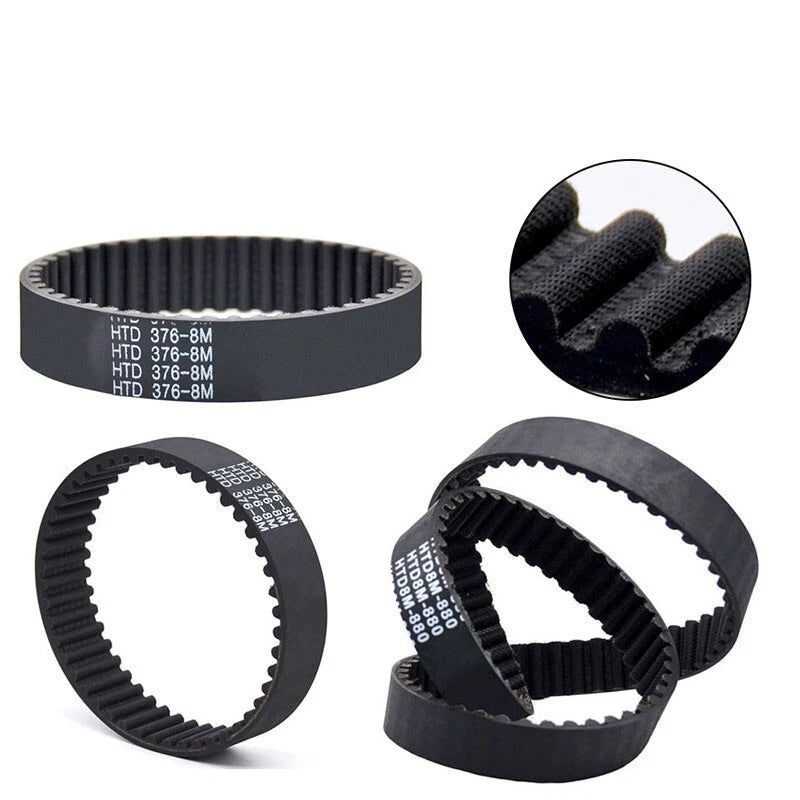 HTD 8M Timing Belt — 8mm Pitch, 20/25/30/40mm Width, 288–1000mm
