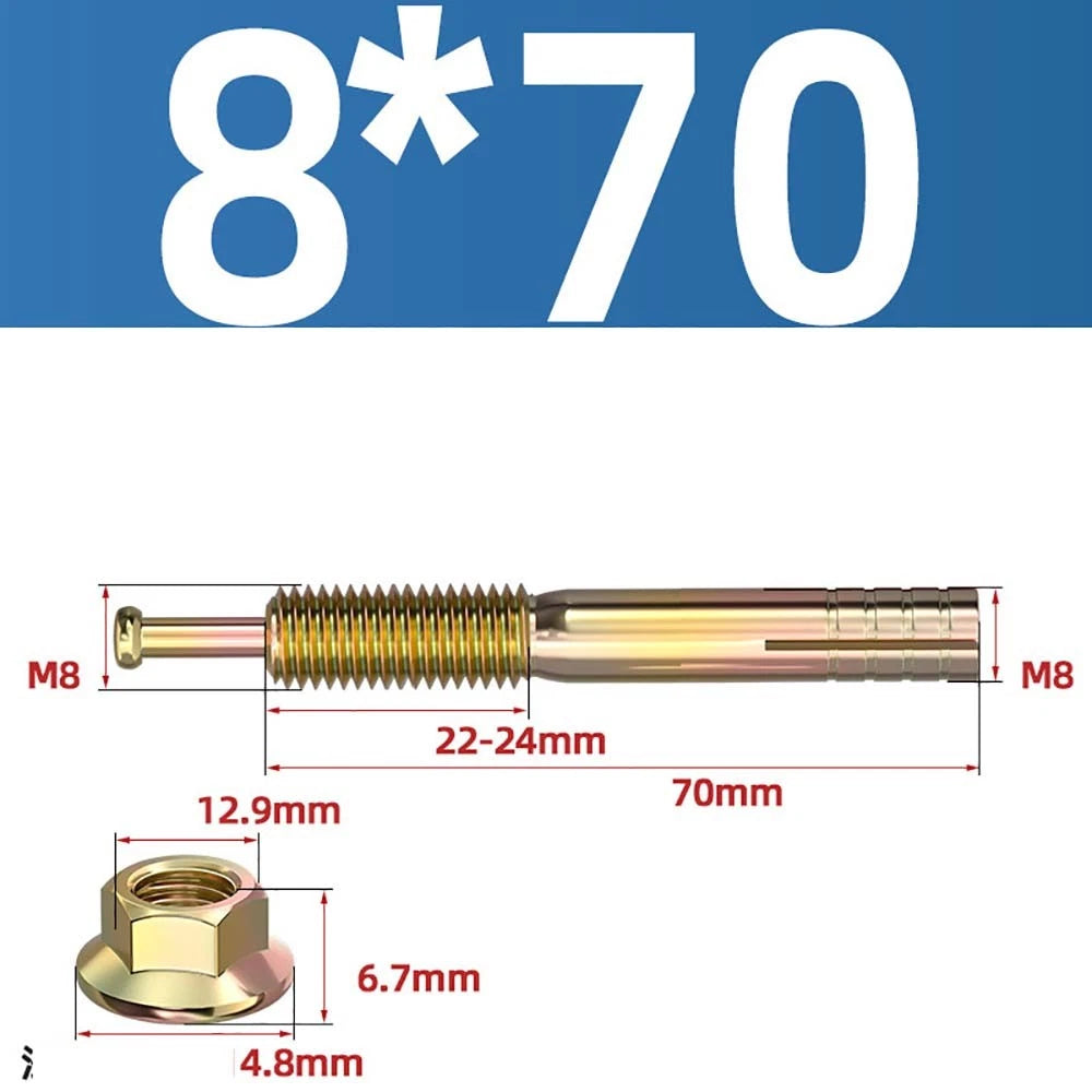 Carbon Steel Expansion Anchor Bolts — M6 to M24, 45mm to 250mm