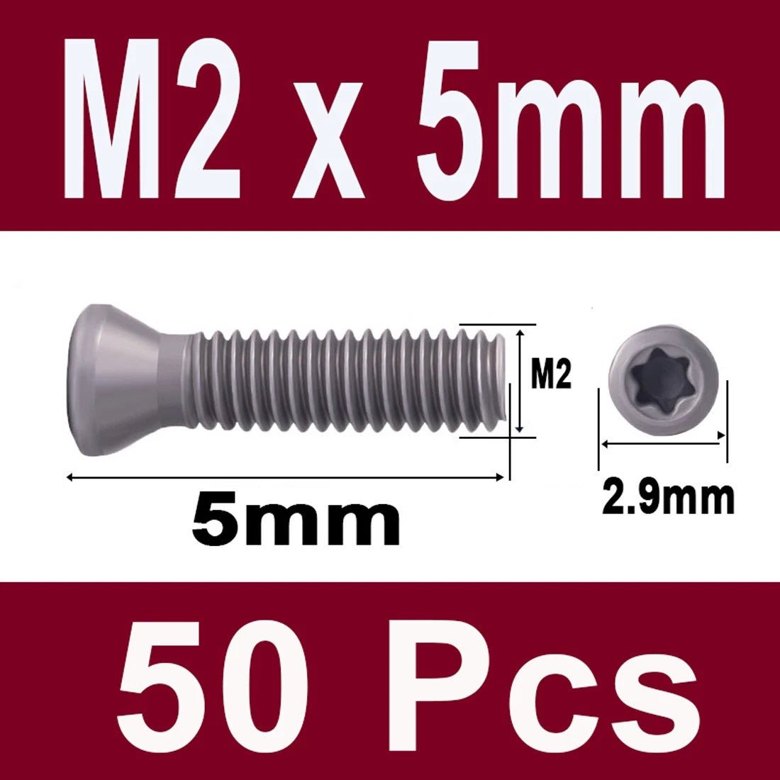 12.9 Grade Torx Flat Head Machine Screws — Carbon Steel, M1.6 to M6 - HomeDIYer