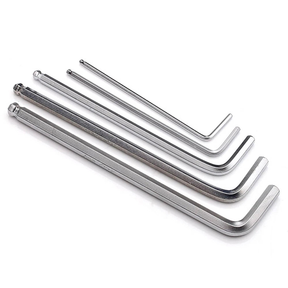 Hexagon Key Hex Long Arm Ball End Wrench 1.5-19mm Allen Wrench L Shape Allen Key