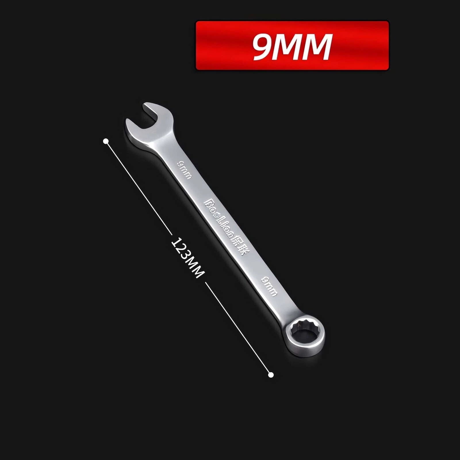 Matt Combination Wrench Set Ignition Spanner Steel Tools Metric SAE 6MM-50MM