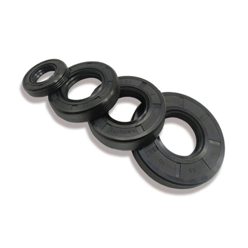 Rotary Shaft Oil Seal TC/FB NBR Nitrile | 8mm-65mm ID | 1-3 Pcs