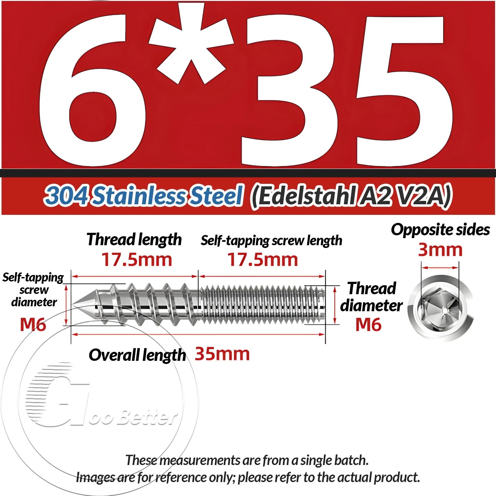 STAINLESS STEEL Wood To Metal Dowels Hanger Bolts Dual Thread Screws Furniture