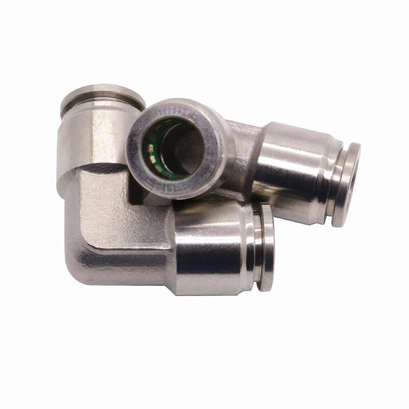 Stainless Steel Pneumatic Push-to-Connect Fittings — Straight, Elbow, Tee, Wye & More