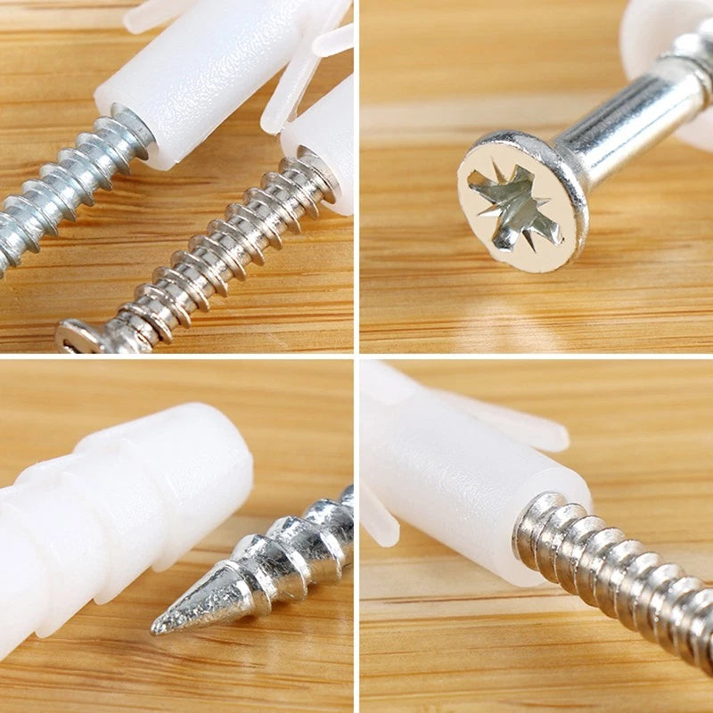 M6 M8 Extra Long Masonry Expansion Bolts — Concrete Wall Anchor Screws (30–80mm)