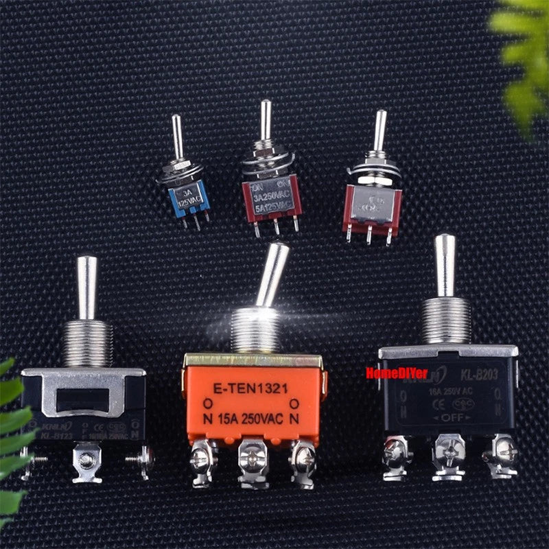 Mini Toggle Switch – MTS / SMTS / E-TEN / PS-102 / DS438 Series, 2 3 6-Pin Rocker Switches