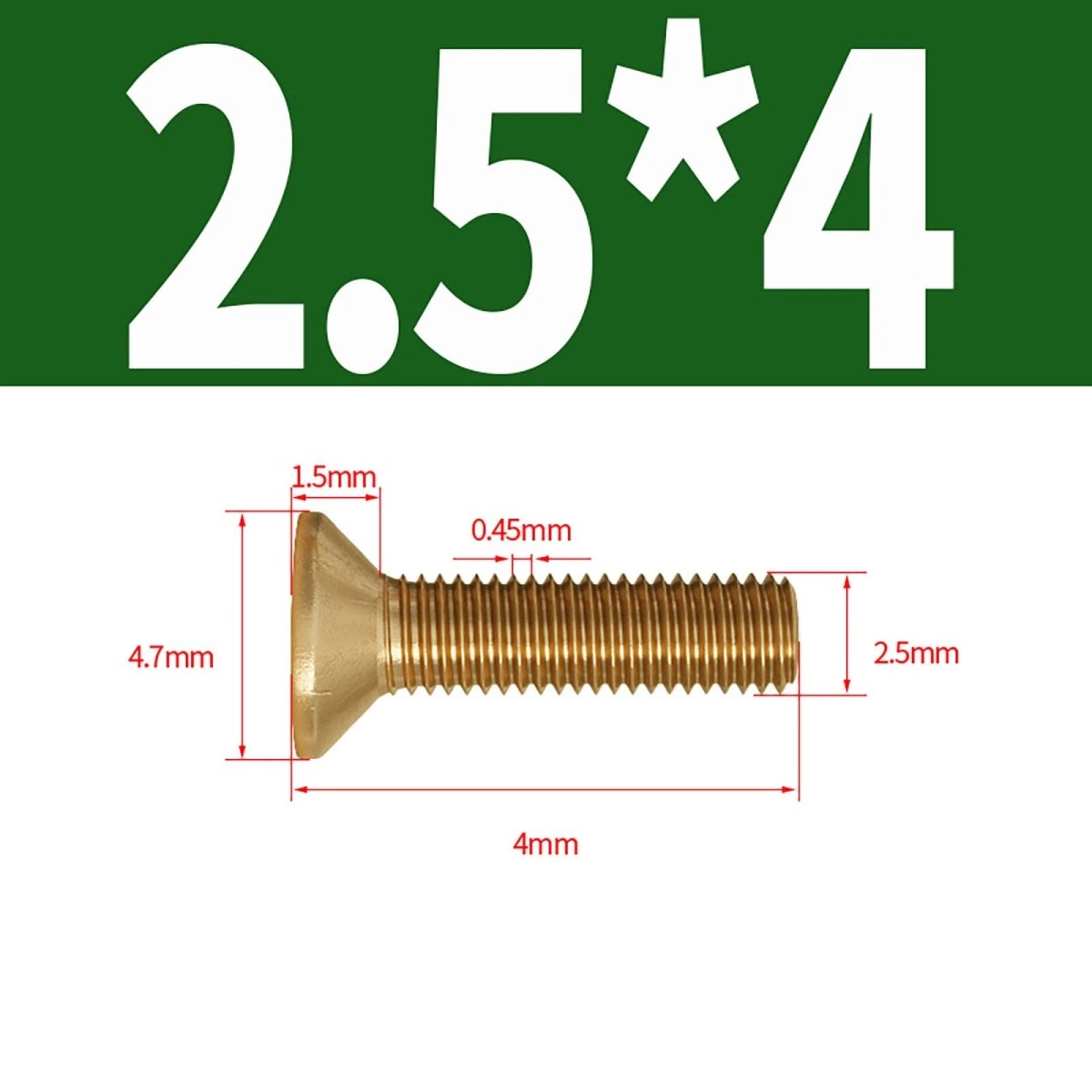 Brass Pozi Countersunk Machine Screws DIN 965 M2 - M8 Flat Head - HomeDIYer