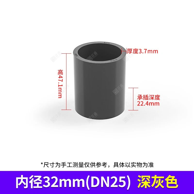 PVC Plumbing Fittings 45° Elbow-Straight-Tee Pipe Connector Solvent Weld