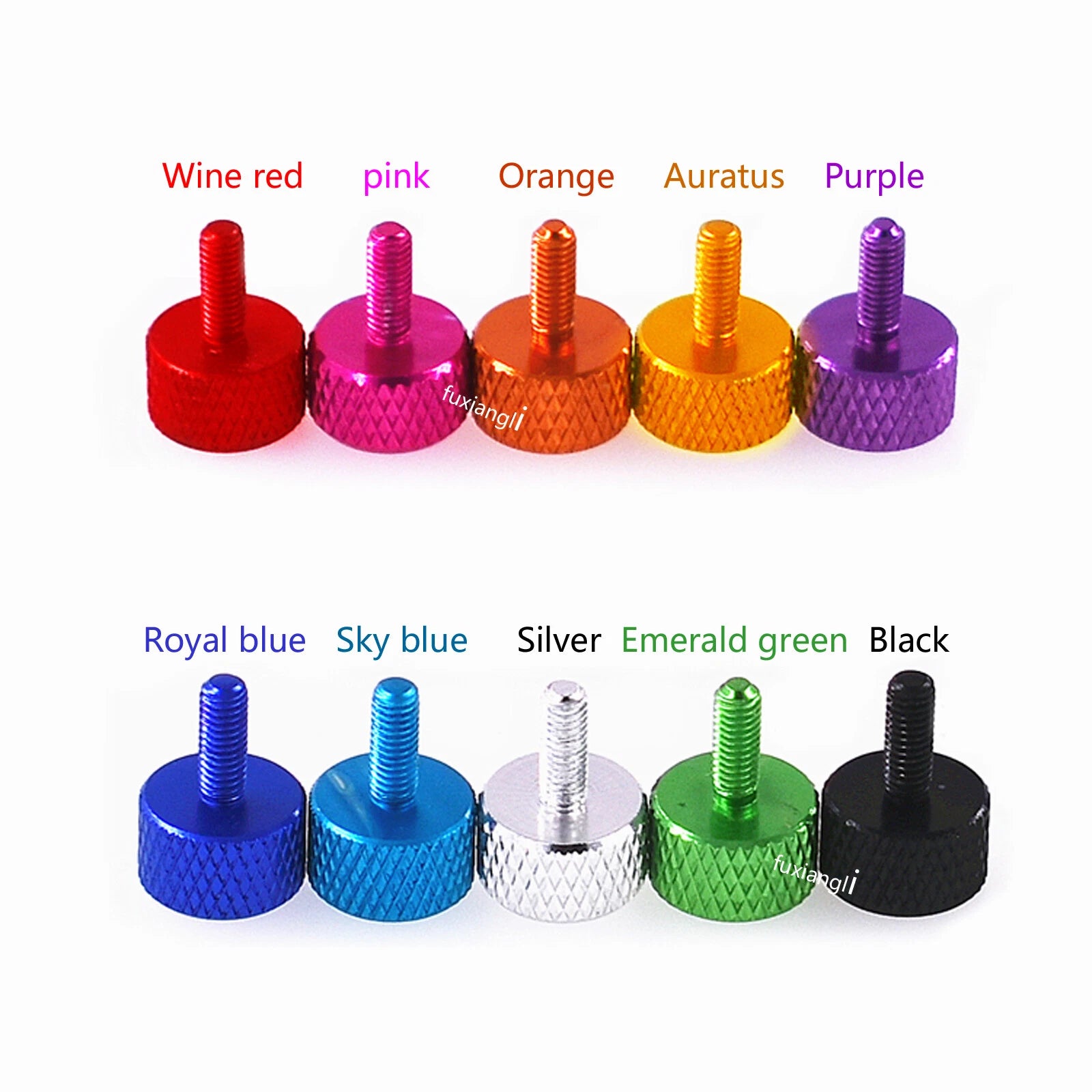 M3 / M3.5 Knurled Thumb Screws – Anodized Aluminum Alloy Round Knob Bolts
