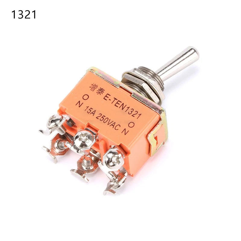 Mini Toggle Switch — ON-OFF / ON-ON / ON-OFF-ON, 2 3 4 6 Pin, for Dashboard & DIY Projects