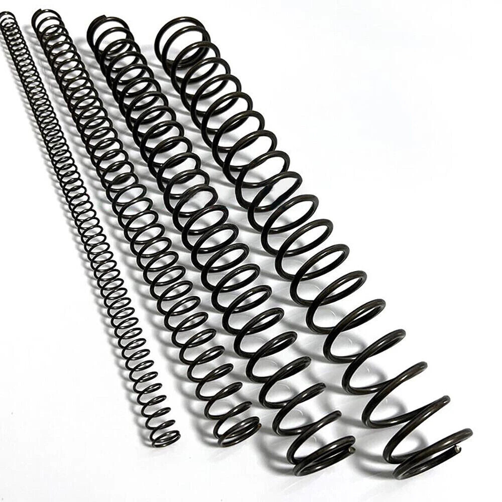 Compression Spring Black 0.3-6mm Wire Diameter Small Springs Steel 305mm Length