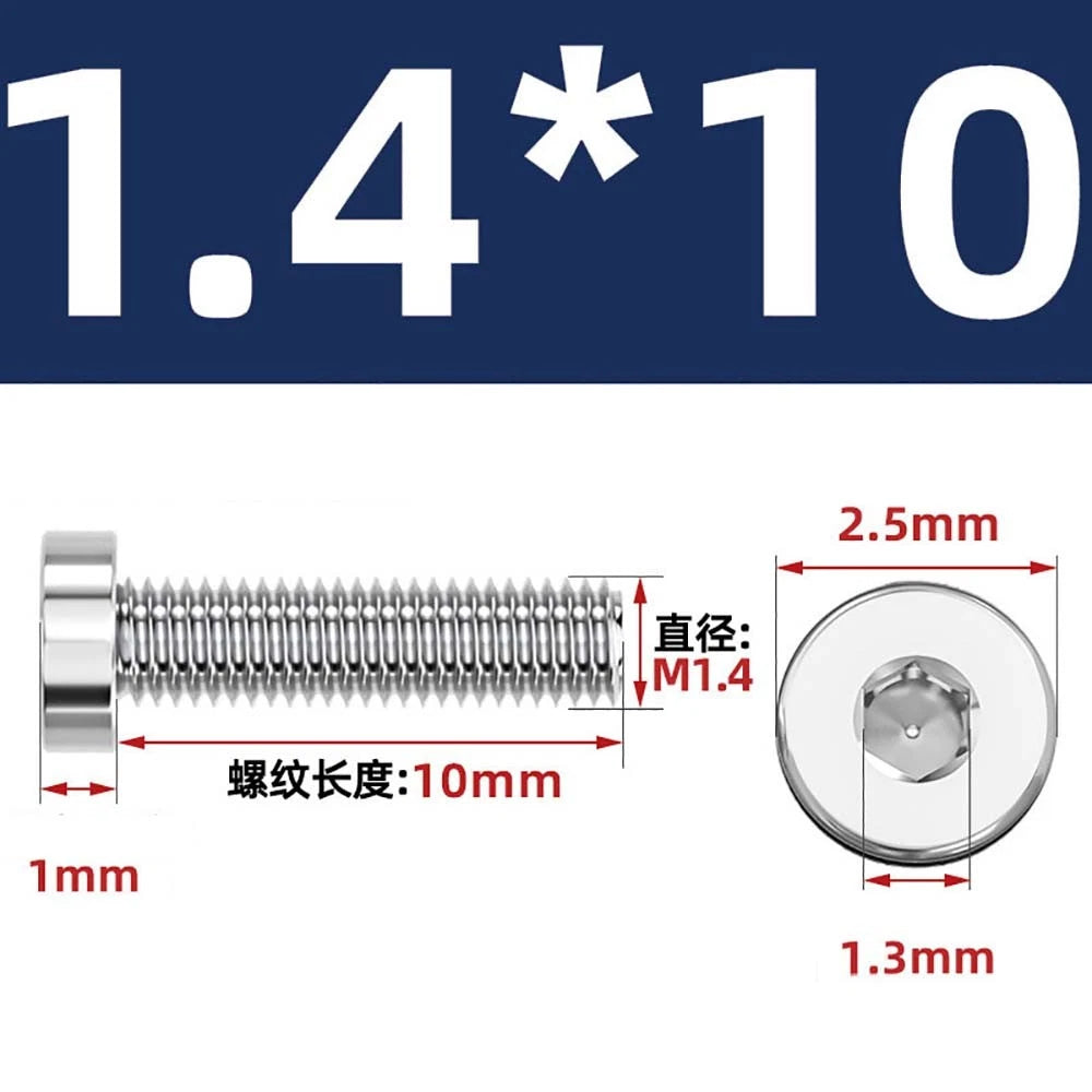 M1.4–M12 Low Head Socket Cap Screws – A2 Stainless Steel, Space‑Saving Design for Tight Clearances