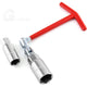 3Pc Spark Plug Socket Wrench T-Handle 5/8" & 13/16" Spark Plug Remover Installer