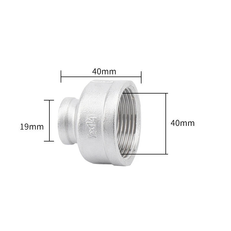 BSP Stainless Steel Reducing Bush — Female Thread Pipe Fitting