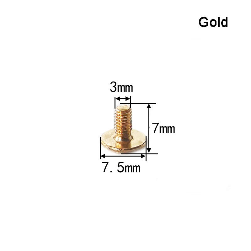 Rivets Base Buckle Iron Screws Leather Craft Grommets DIY Decorative 4/7/9/12mm