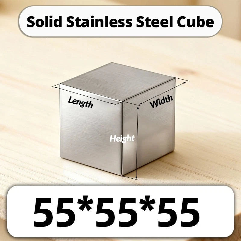 Solid 304 Stainless Steel Block Plate 20mm 25mm 30mm 35mm - 120mm Grade 304 GS