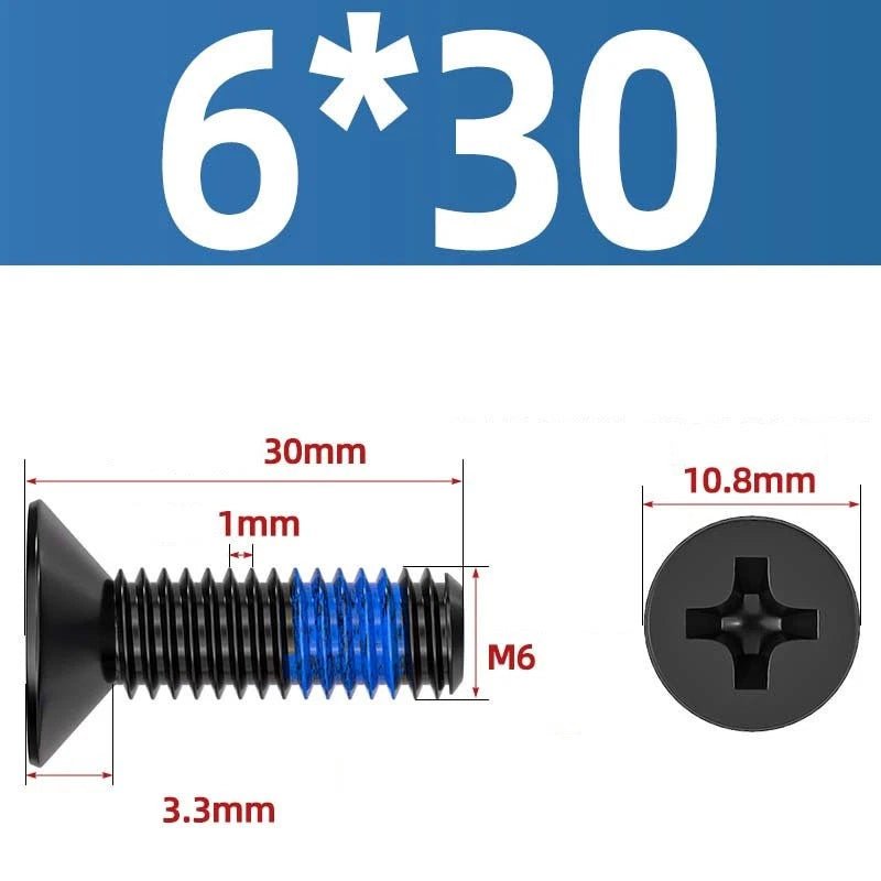 M1.2–M6 Phillips Flat Head Machine Screws | Carbon Steel | Black & Nickel Plated - HomeDIYer