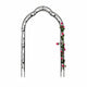Metal Garden Arch with 8 Configurable Styles — Gothic Arbor Trellis for Climbing Plants, Roses & Outdoor Events