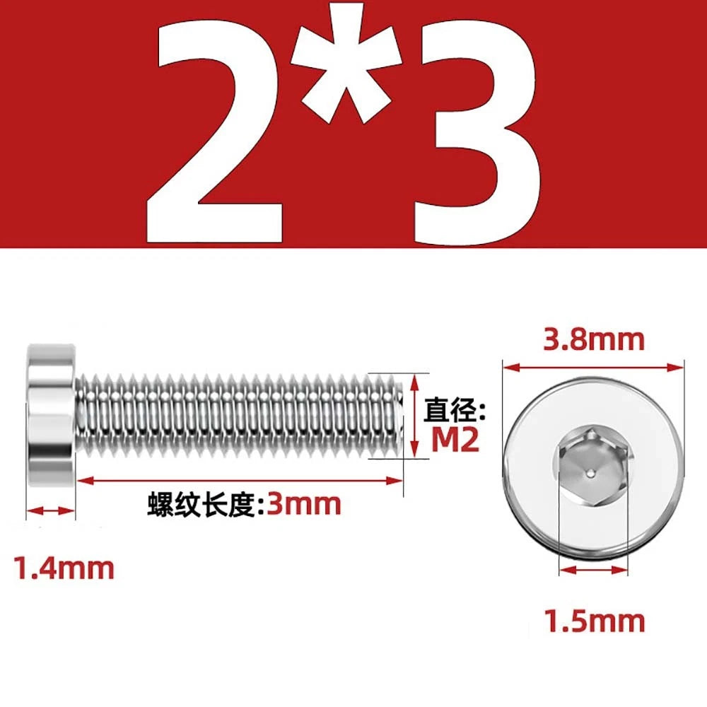 M1.4–M12 Low Head Socket Cap Screws – A2 Stainless Steel, Space‑Saving Design for Tight Clearances