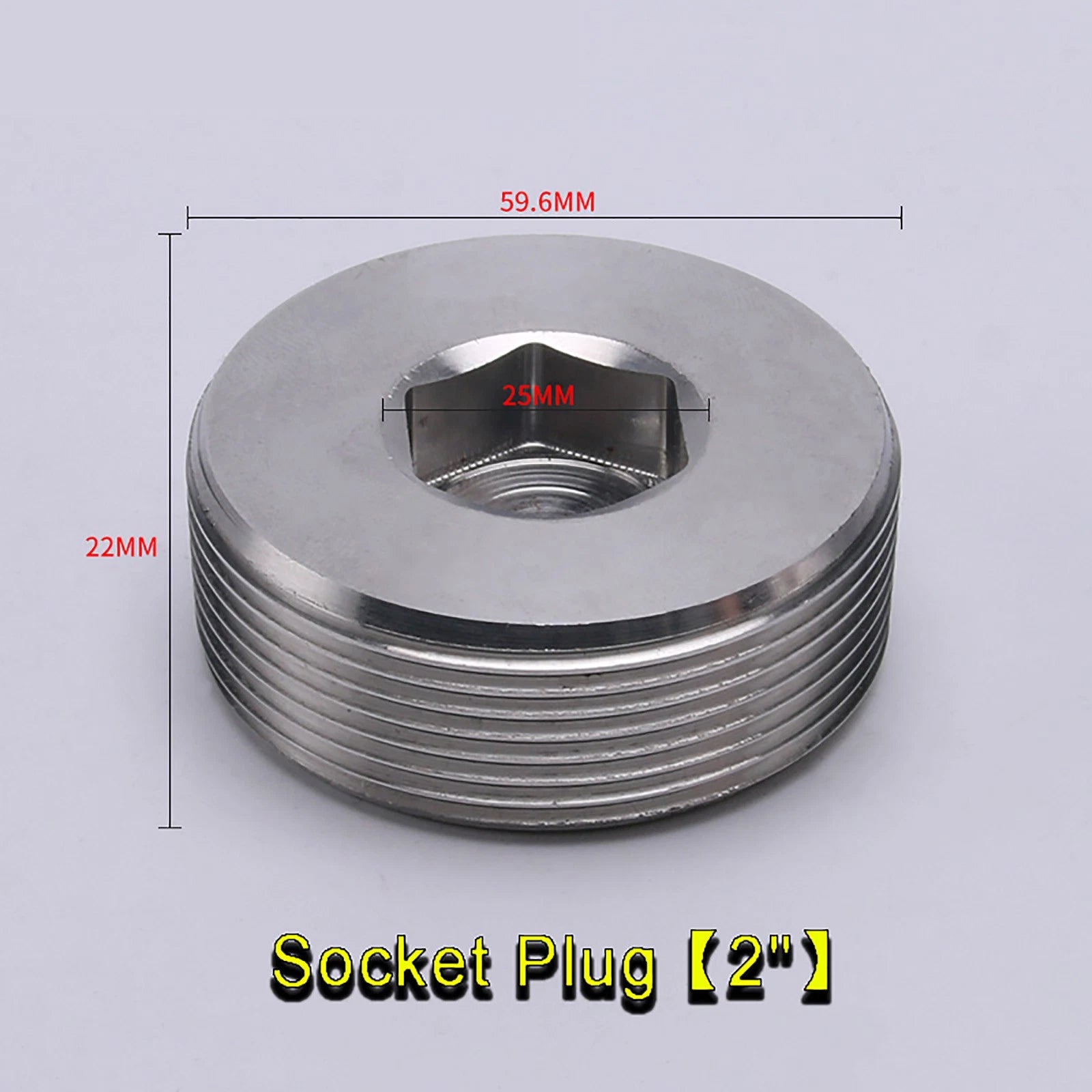 Stainless Steel BSP Pipe Fittings – Socket Plug, Hex Plug & Hex Cap 1/4" to 2"