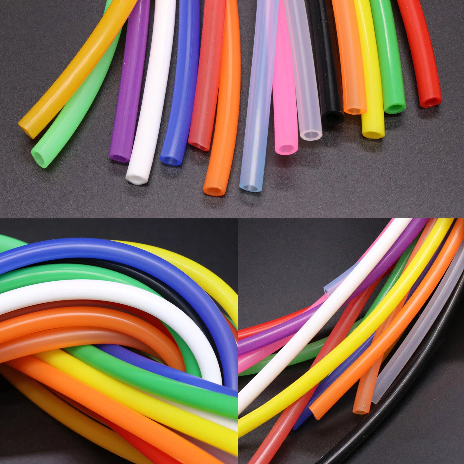 Food Grade Silicone Tube — Flexible High-Temp Rubber Hose, Multi-Size & Color