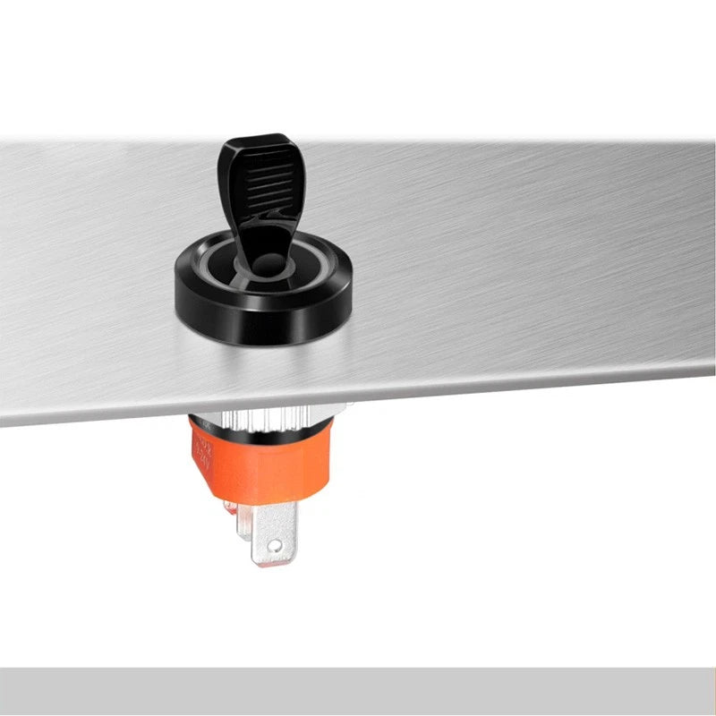 16mm Waterproof Toggle Switch – 2-Position ON/OFF with LED Indicator, 20A 250VAC