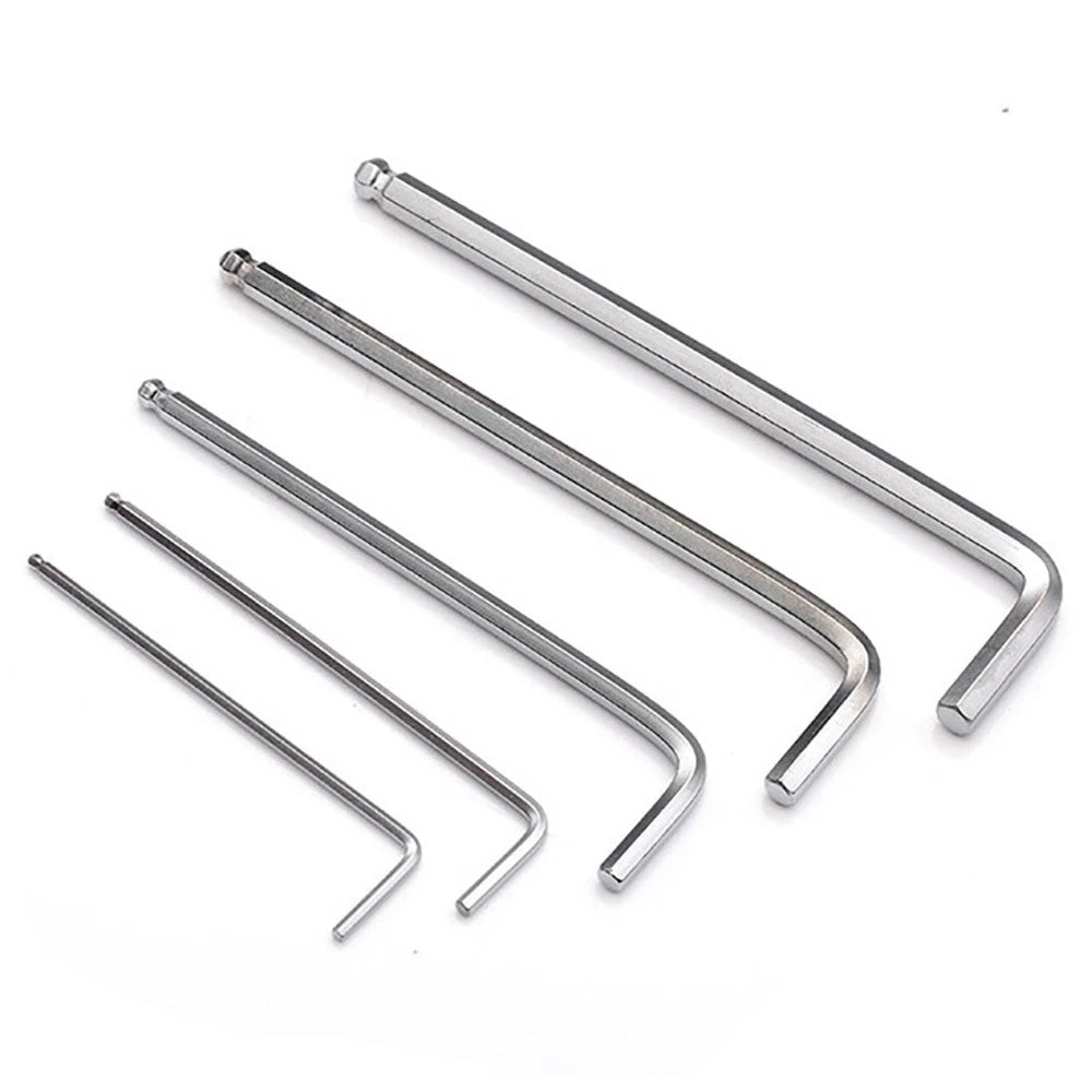 Hexagon Key Hex Long Arm Ball End Wrench 1.5-19mm Allen Wrench L Shape Allen Key